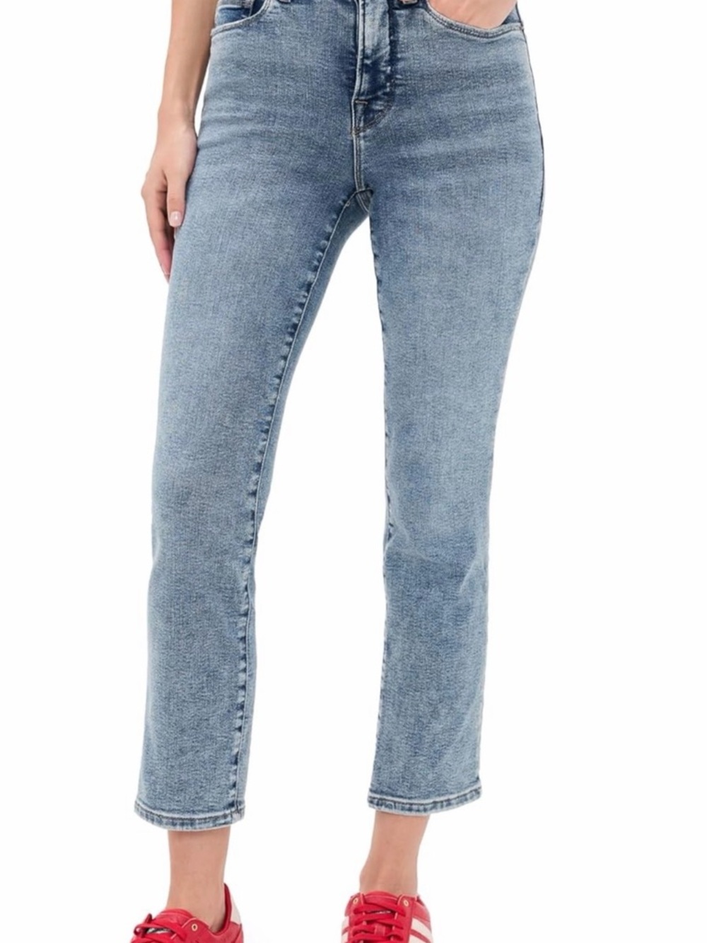 Good American Good Legs Straight Jeans - Picture 2 of 6